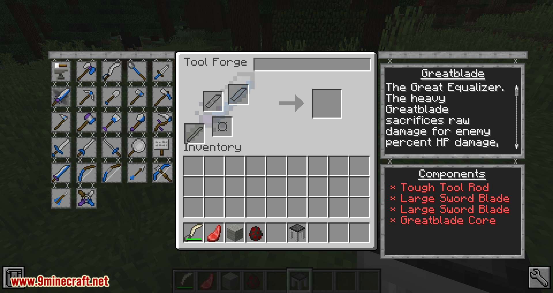 Total Tinkers Mod 1.12.2 (Weapons Addon Mod for Tinkers Construct) 11
