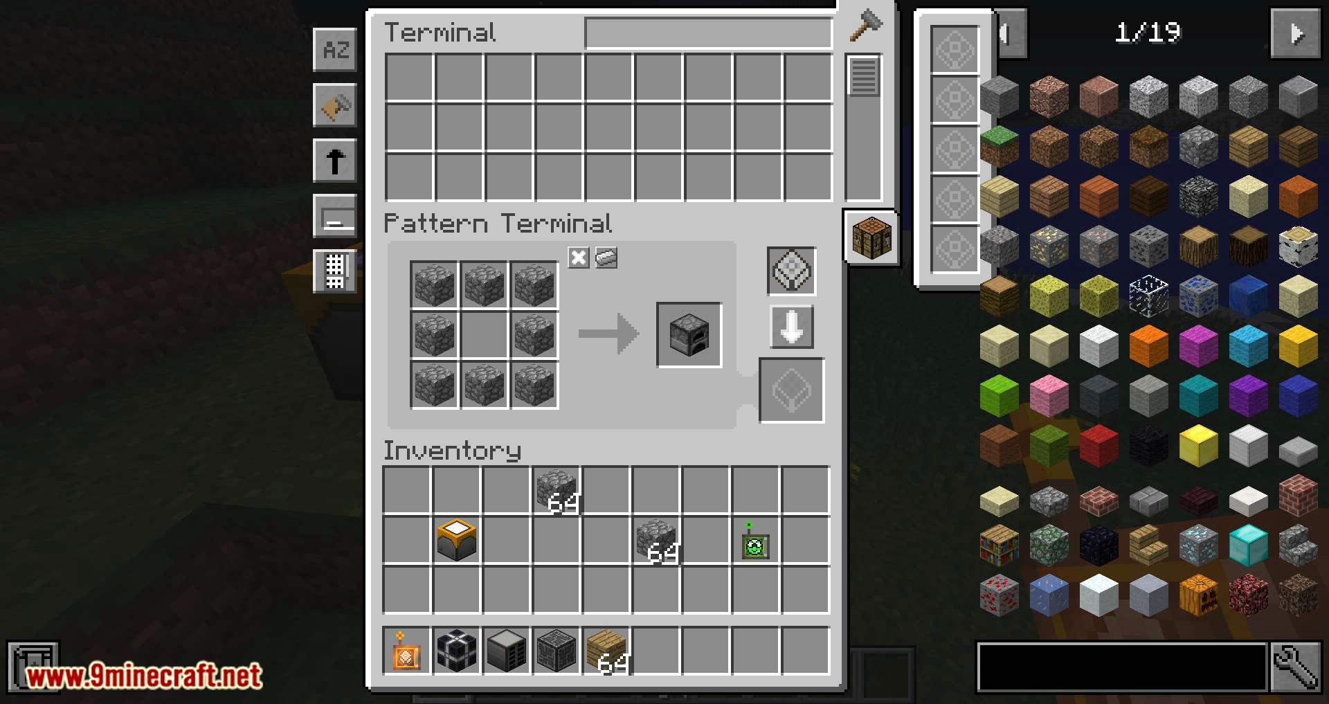 Wireless Pattern Terminal Mod 1.12.2 (Adds a Wireless Version of the AE2 Pattern Terminal) 10