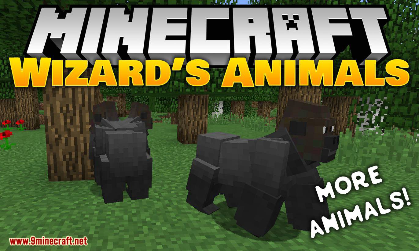 Wizard's Animals Mod 1.16.5, 1.15.2 (Add 80+ New Real Life Animals) 1