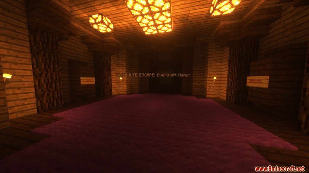 60 Minute Escape: Evershift Manor Map 1.12.2 for Minecraft 2