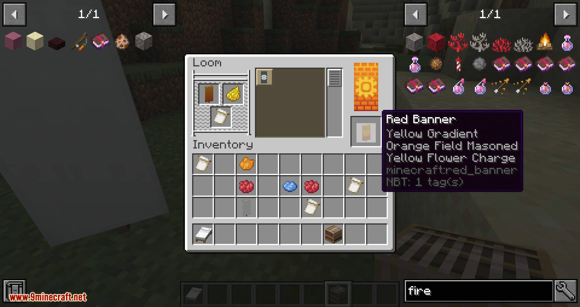 Bedspreads Mod (1.20.1, 1.19.4) - Banner Patterns to Your Beds 4