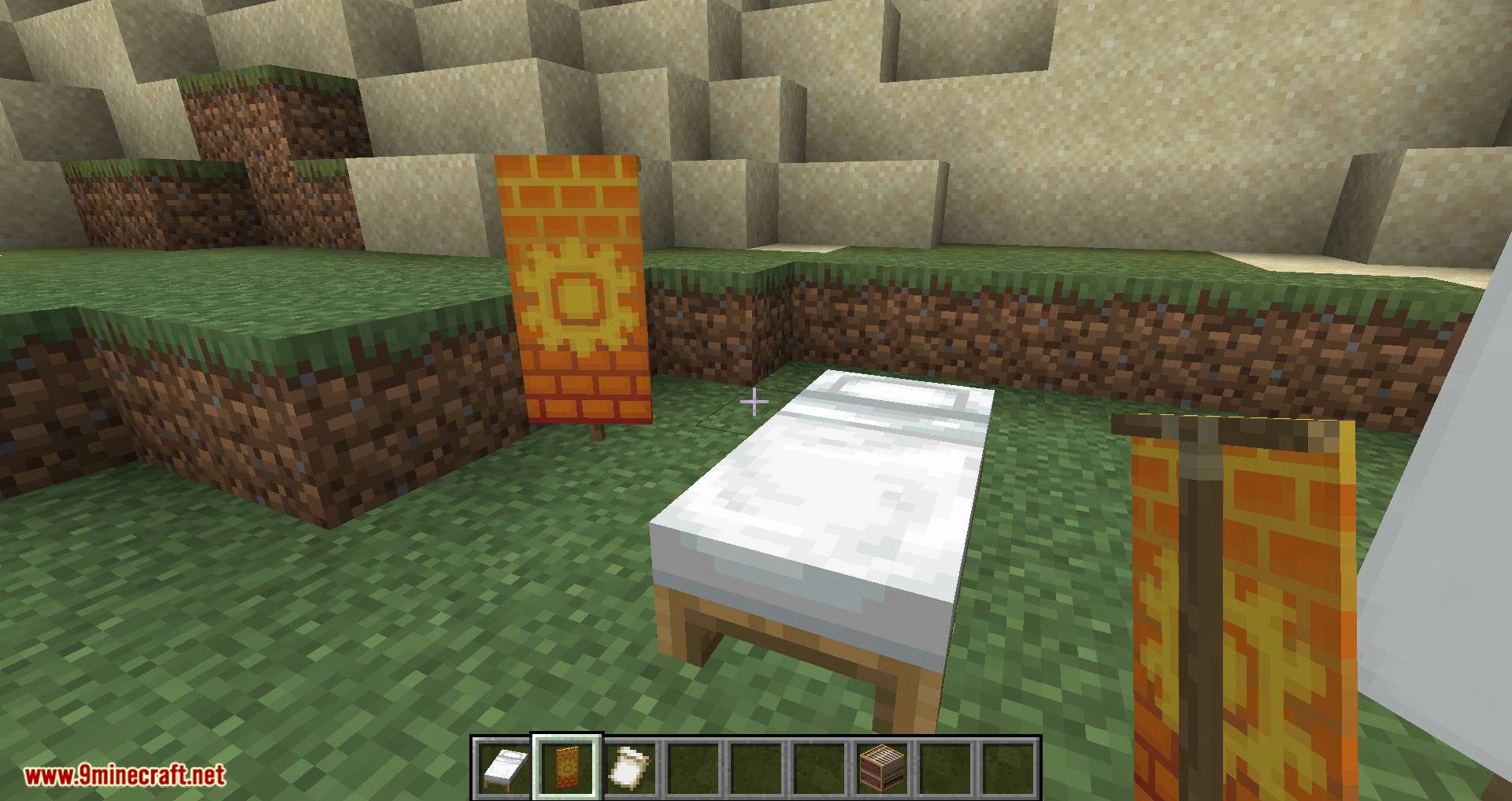 Bedspreads Mod (1.20.1, 1.19.4) - Banner Patterns to Your Beds 5