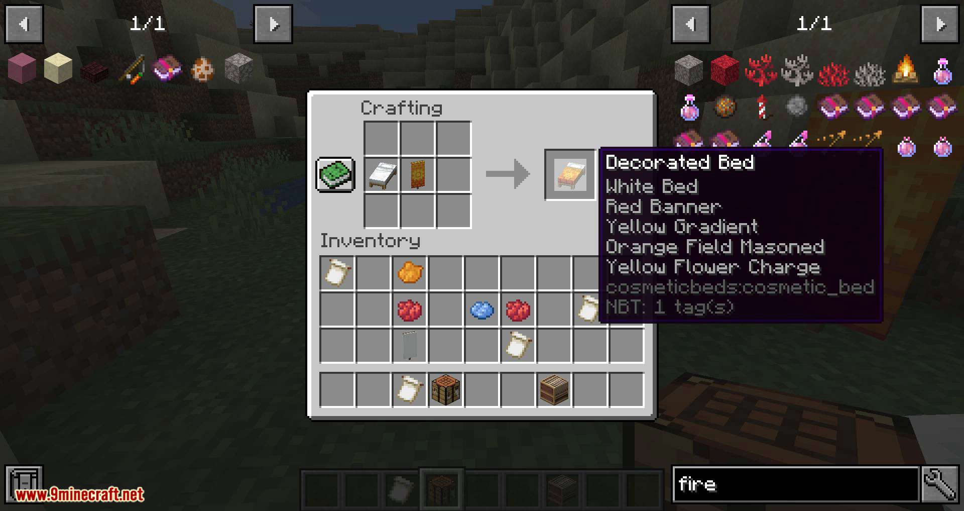 Bedspreads Mod (1.20.1, 1.19.4) - Banner Patterns to Your Beds 12