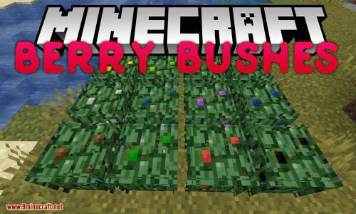 Berry Bushes Mod 1.15.2, 1.14.4 (Randomly Spawn Berry Bushes with Different Colors) Thumbnail