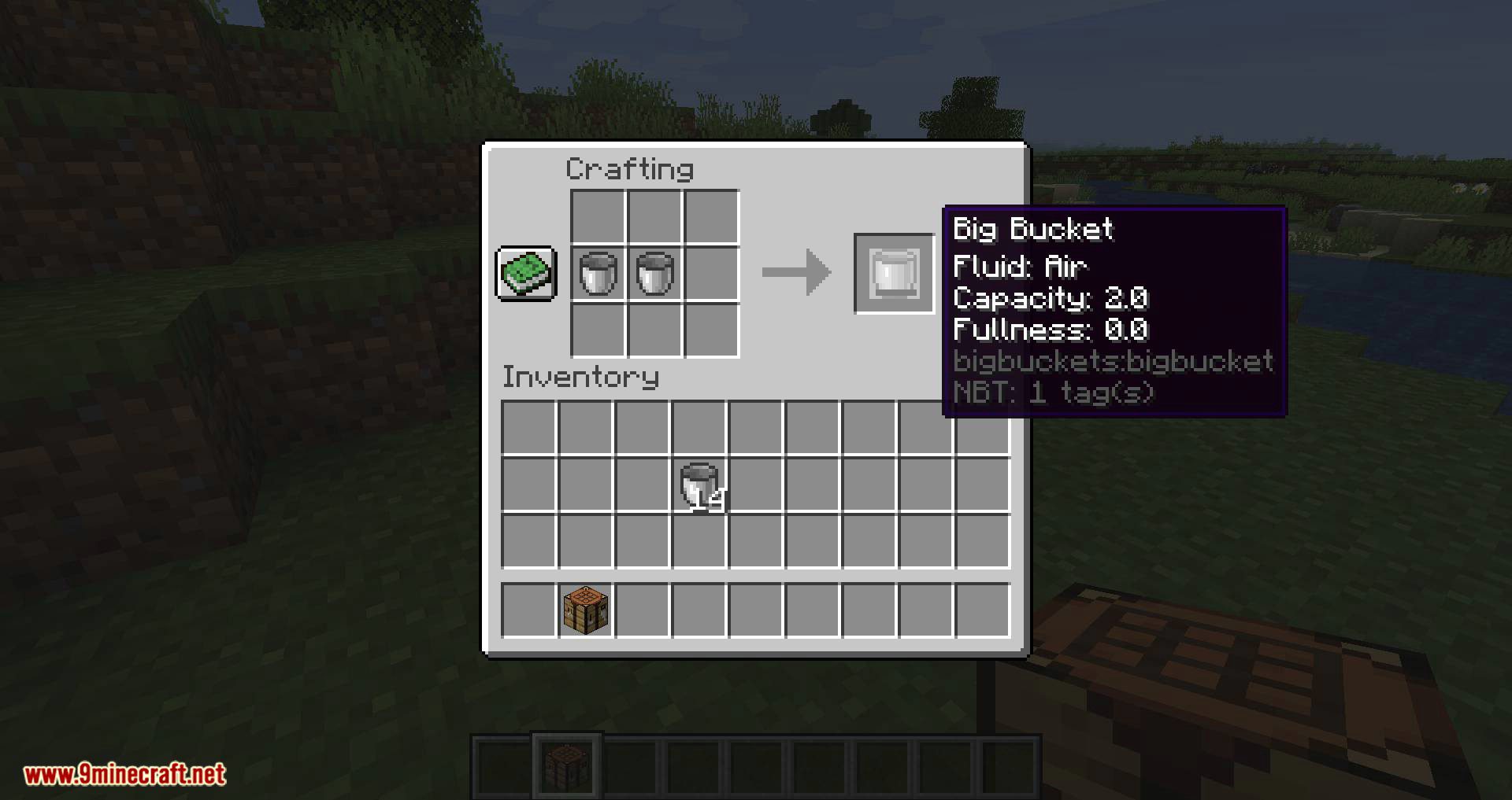Big Buckets Mod (1.19.2, 1.18.2) - Upgradable Buckets that Store More Fluid 5