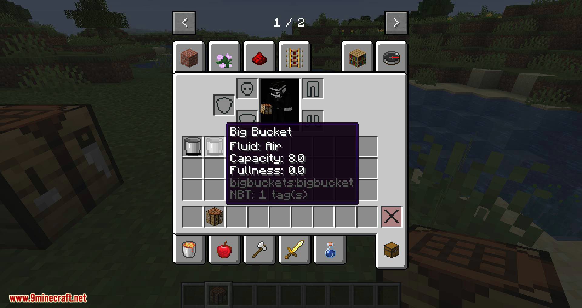 Big Buckets Mod (1.19.2, 1.18.2) - Upgradable Buckets that Store More Fluid 8