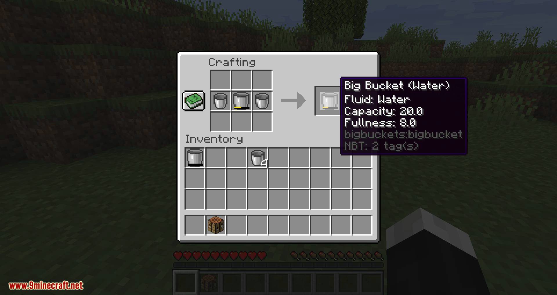 Big Buckets Mod (1.19.2, 1.18.2) - Upgradable Buckets that Store More Fluid 11