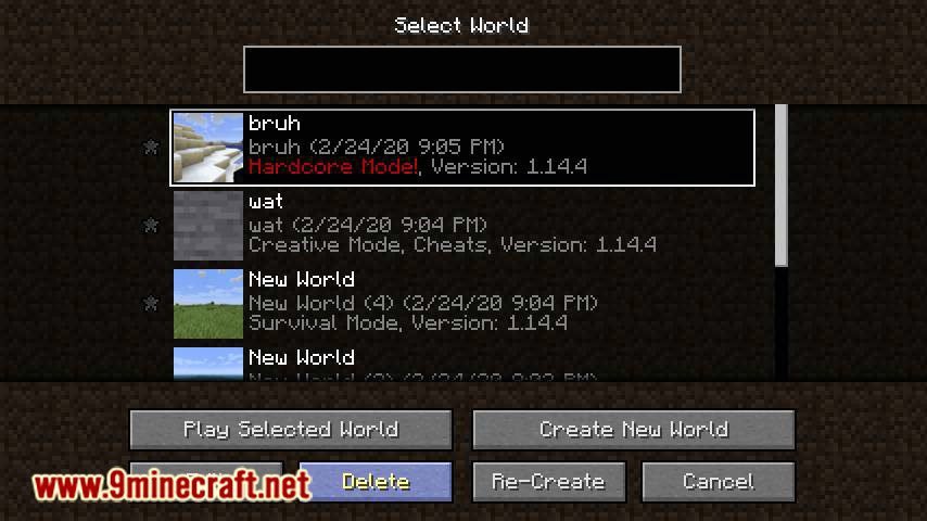 Cherished Worlds Mod (1.20.4, 1.19.4) - Favorite, Bookmark Certain Worlds 9