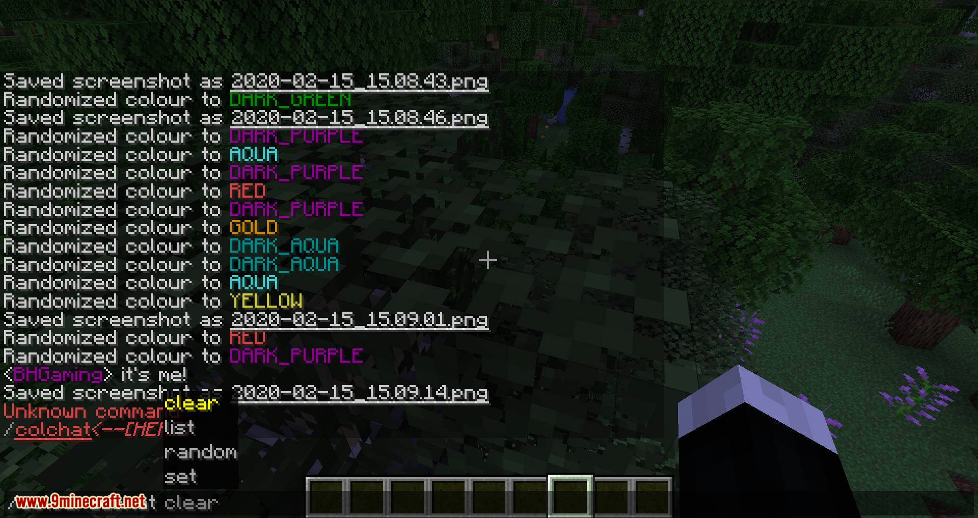 ColouredChat Mod 1.15.2, 1.14.4 (Adds Color to Usernames in Chat) 11