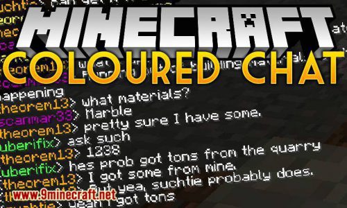 ColouredChat Mod 1.15.2, 1.14.4 (Adds Color to Usernames in Chat) Thumbnail