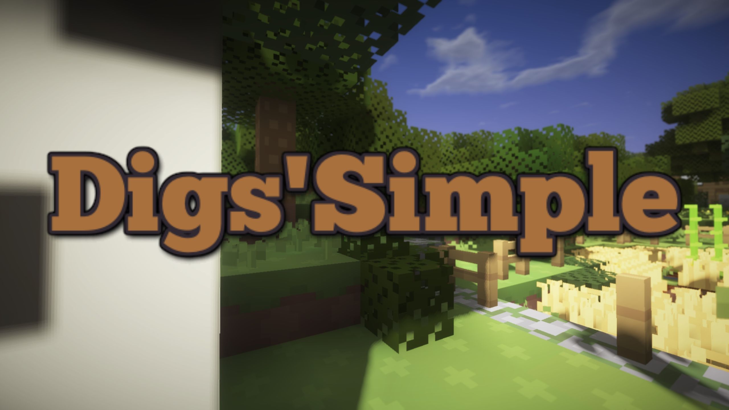 Digs' Simple Resource Pack (1.21.1, 1.20.1) - Texture Pack 1