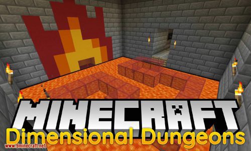 Dimensional Dungeons Mod (1.20.4, 1.20.1) – Unlimited Challenging Adventures Thumbnail