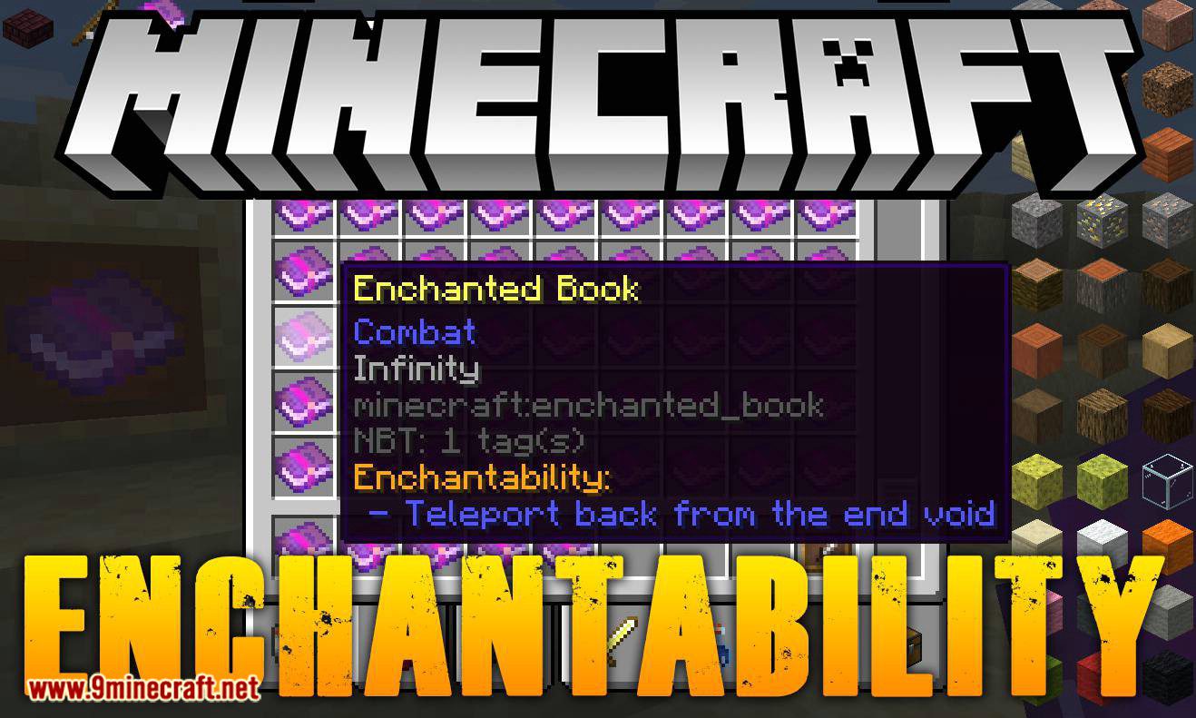 Enchantability Mod 1.16.5, 1.15.2 (Now You Can Be "Enchanted") 1
