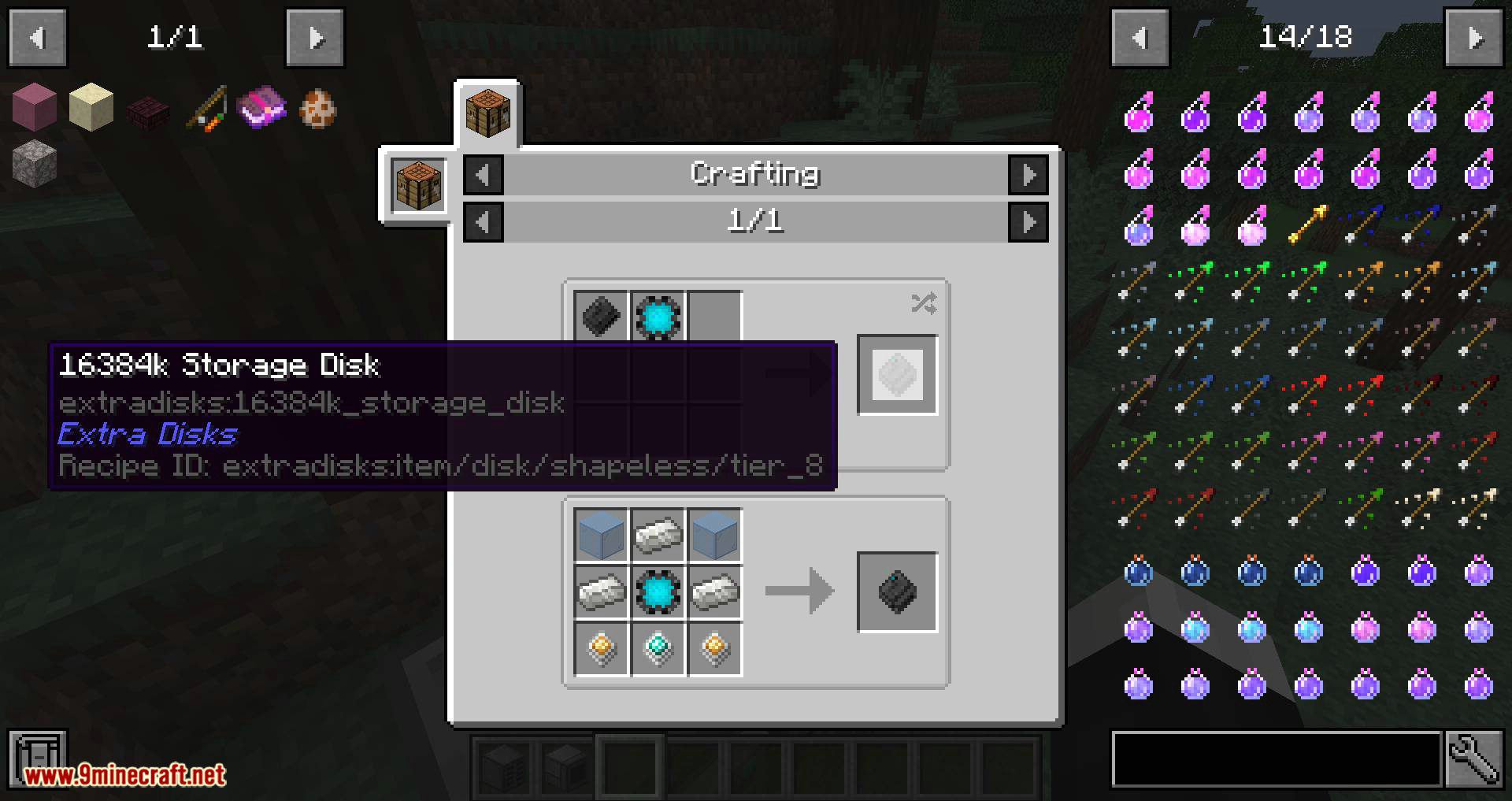 Extra Disks Mod (1.20.1, 1.19.2) - Bigger Disks to Refined Storage 12