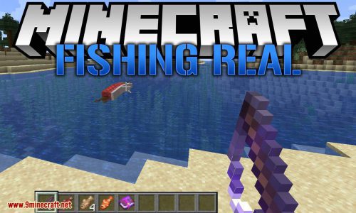 Fishing Real Mod (1.21, 1.20.1) – Fish Up Real Entities Thumbnail
