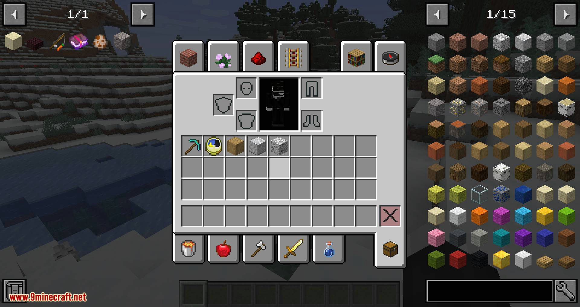 Inventory HUD+ Mod (1.20.2, 1.19.4) - Show Inventory to HUD 5