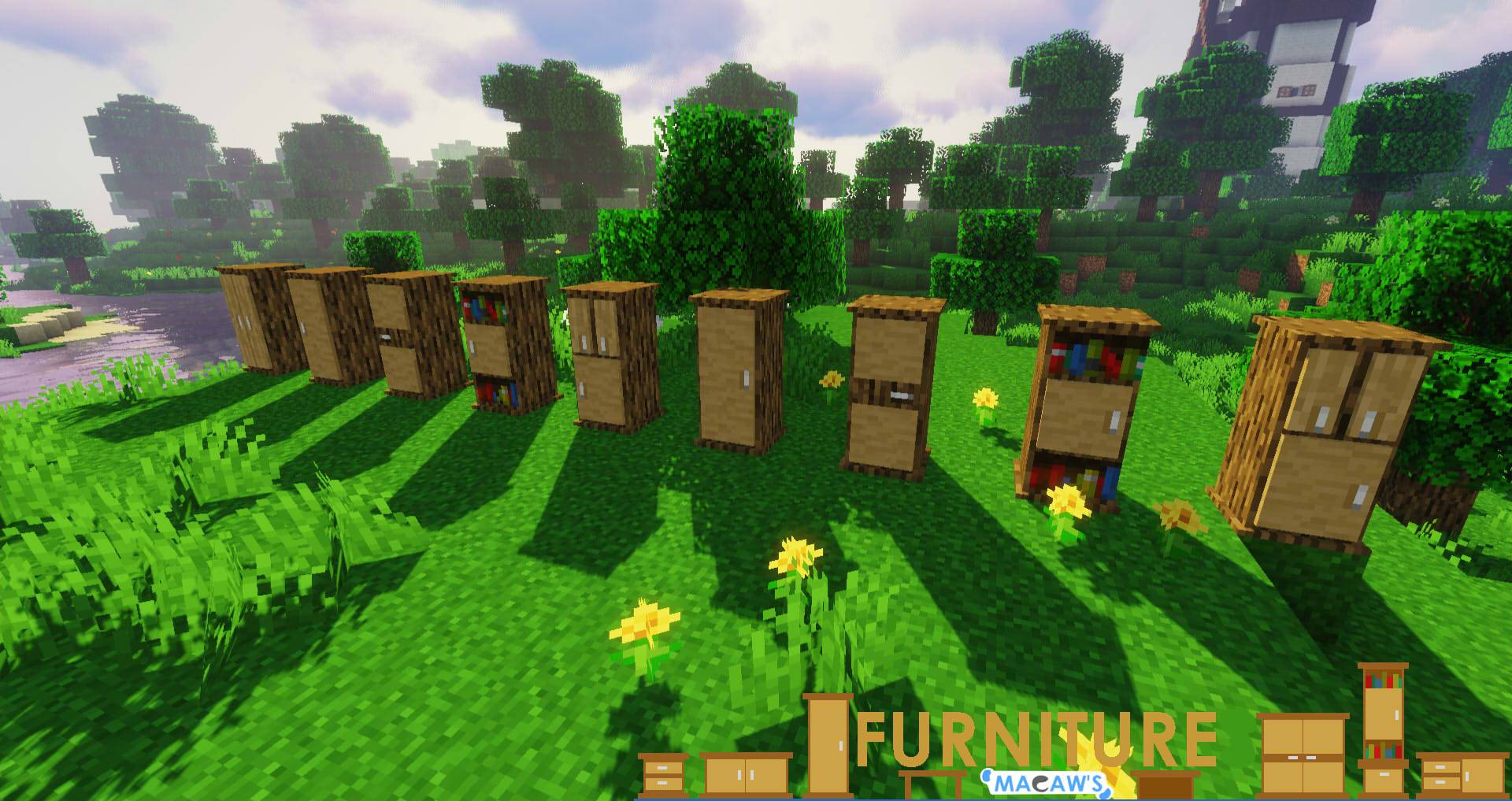 Macaw's Furniture Mod (1.20.2, 1.19.4) - Decorate Your World with Tons of Furniture 4