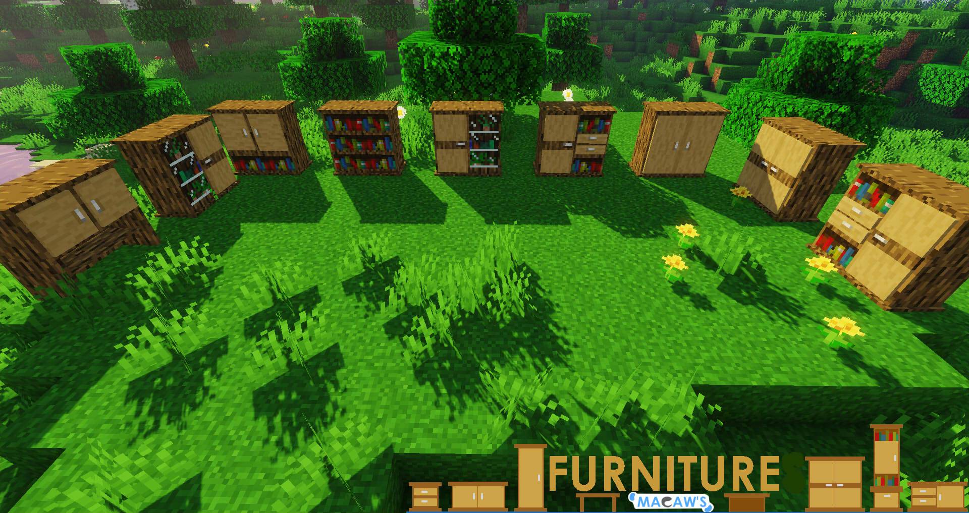 Macaw's Furniture Mod (1.20.2, 1.19.4) - Decorate Your World with Tons of Furniture 5