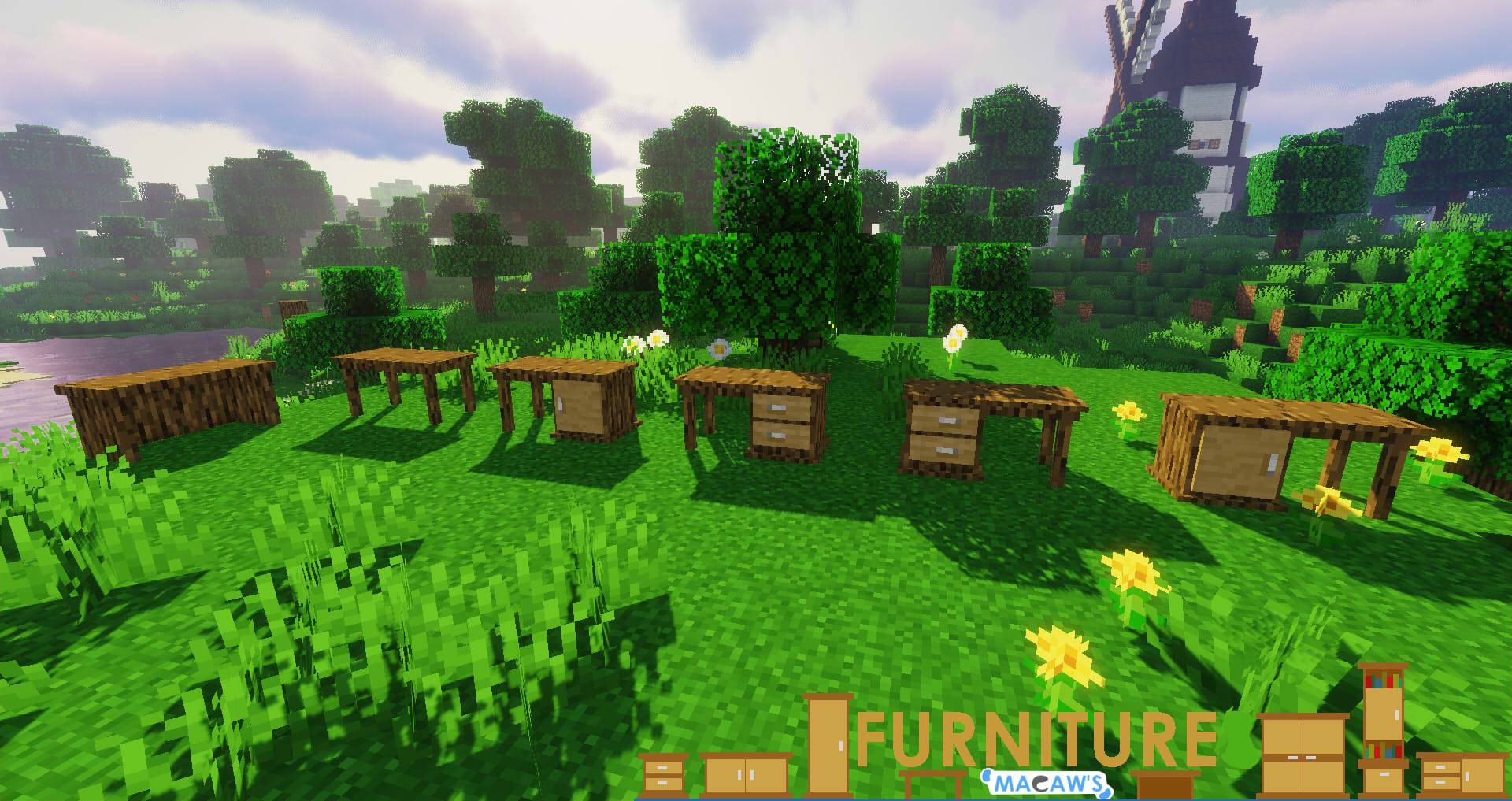 Macaw's Furniture Mod (1.20.2, 1.19.4) - Decorate Your World with Tons of Furniture 9