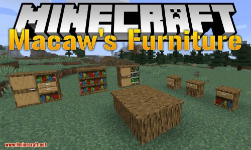 Macaw’s Furniture Mod (1.20.4, 1.19.4) – Decorate Your World with Tons of Furniture Thumbnail