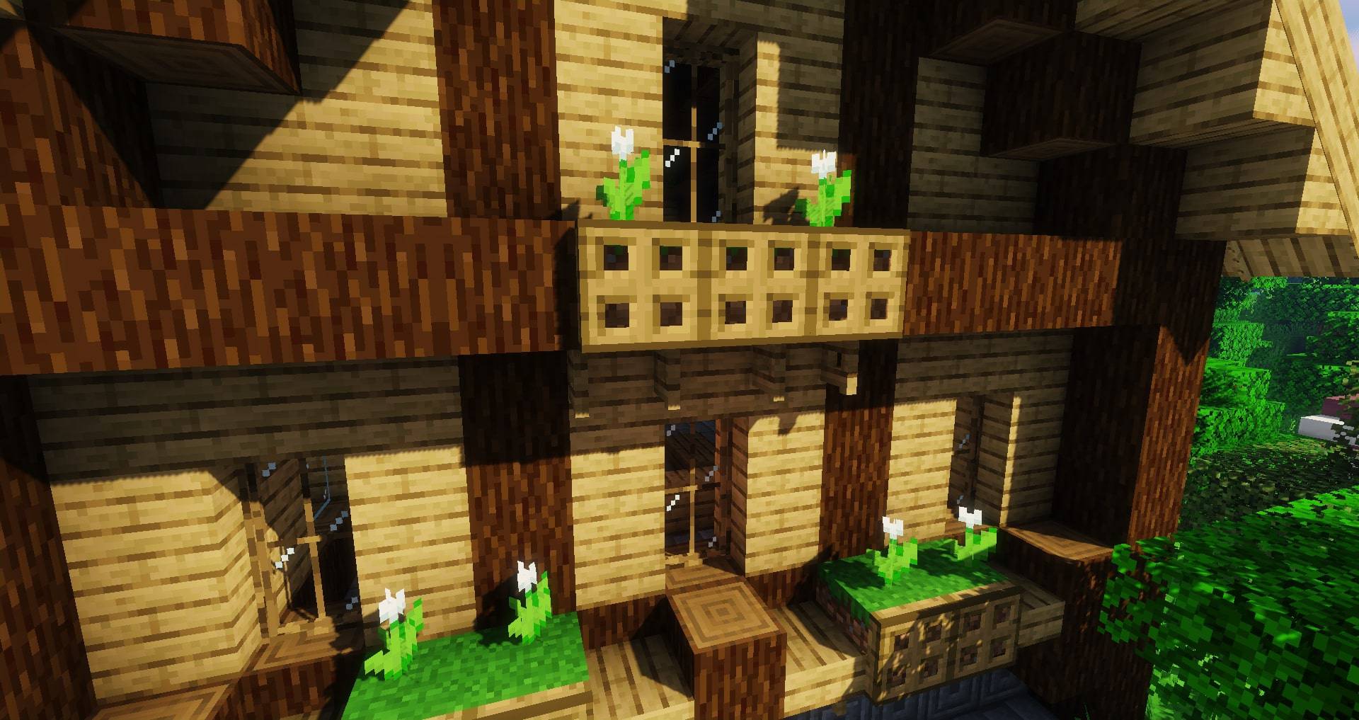 Macaw's Windows Mod (1.20.2, 1.19.4) - Windows with All Logs Variations 2