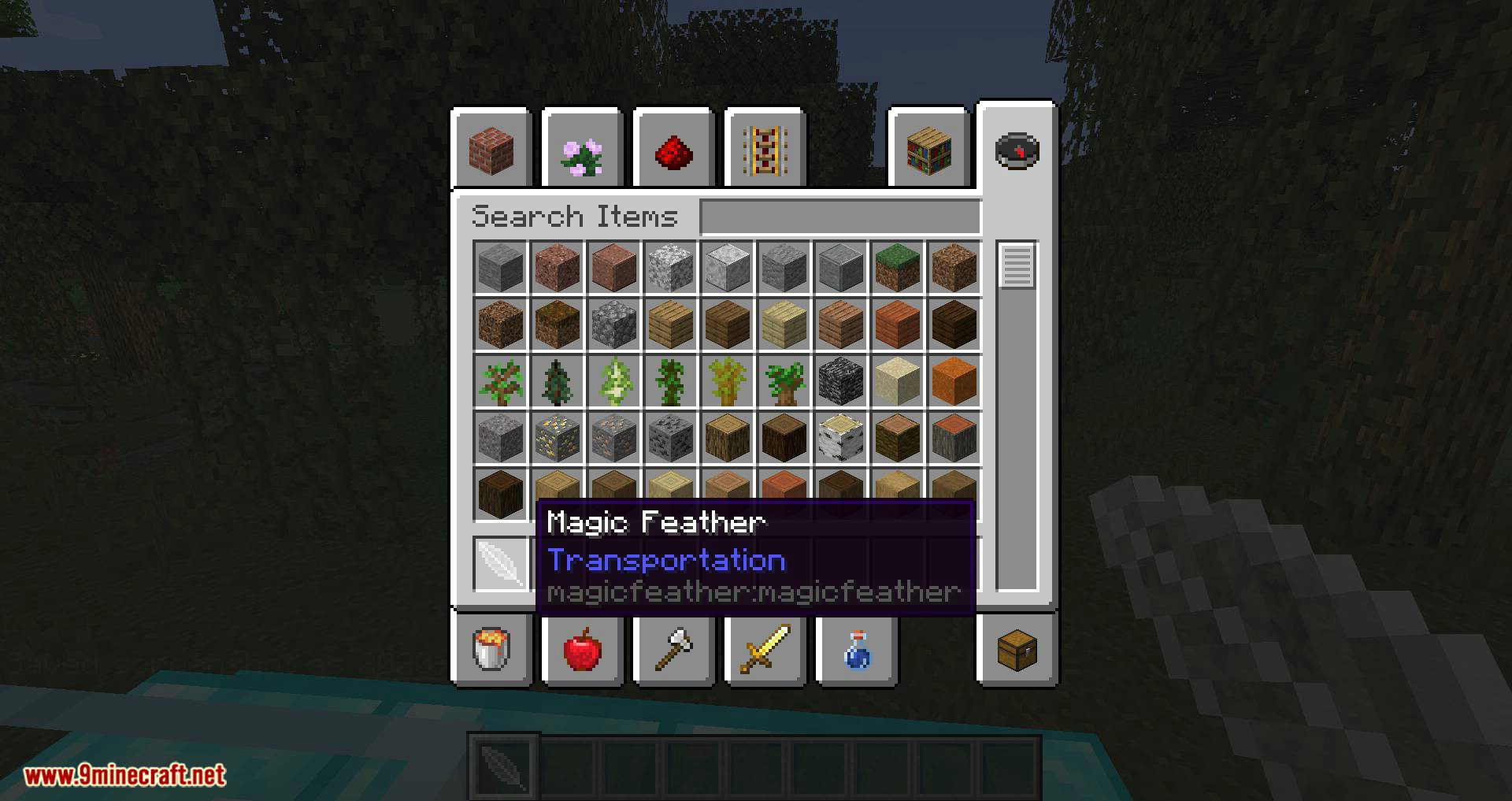 Magic Feather Mod 1.16.5, 1.15.2 (Creative Flight that Doesn't Ruin Exploration) 3