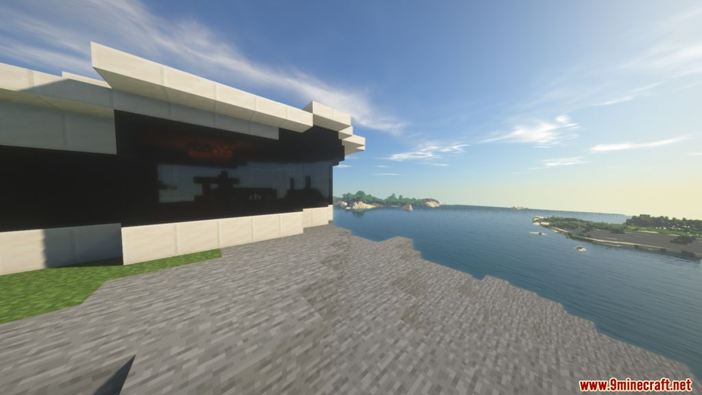 Ocean View Modern Mansion Map 1.14.4 for Minecraft 12