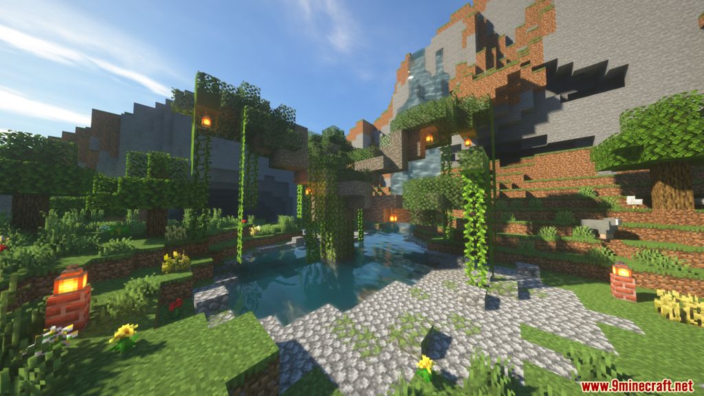 Ocean View Modern Mansion Map 1.14.4 for Minecraft 13