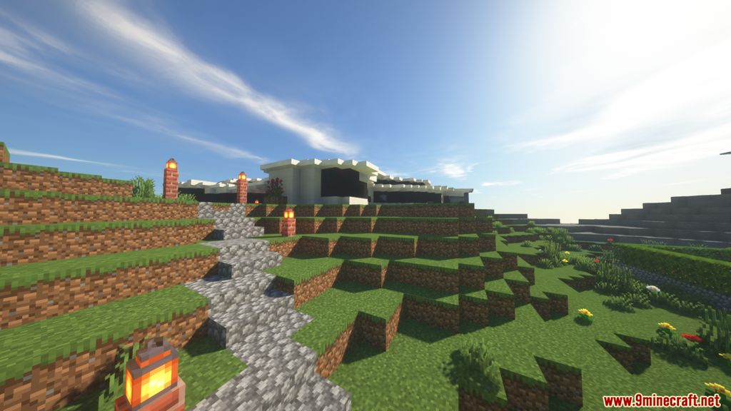 Ocean View Modern Mansion Map 1.14.4 for Minecraft 14