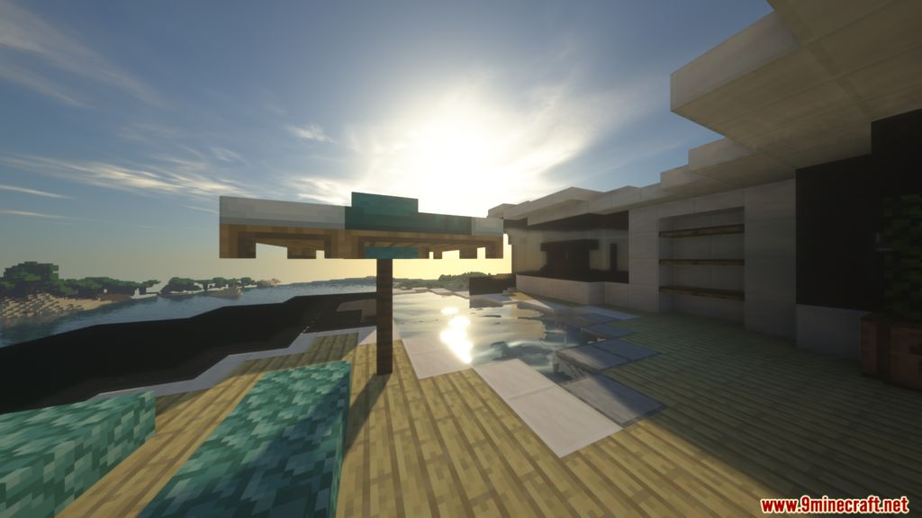 Ocean View Modern Mansion Map 1.14.4 for Minecraft 4