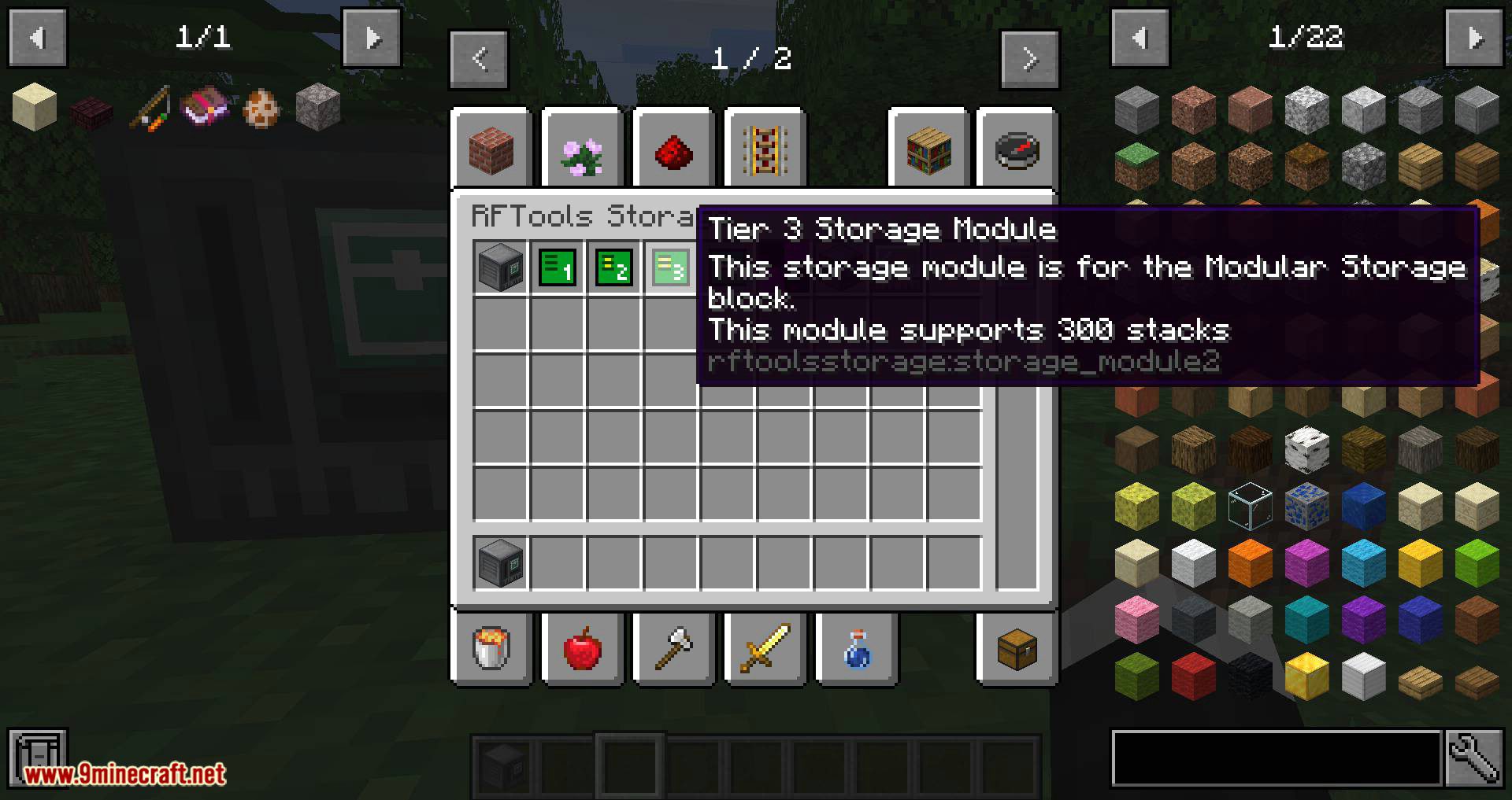 RFTools Storage Mod (1.20.1, 1.19.4) - Remote Storage, Storage Scanner 5