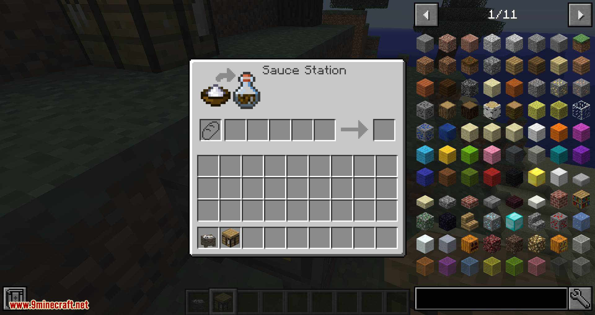 Sauce Construct Mod 1.12.2 (Add a Table to Put Seasoning in the Sandwich) 4