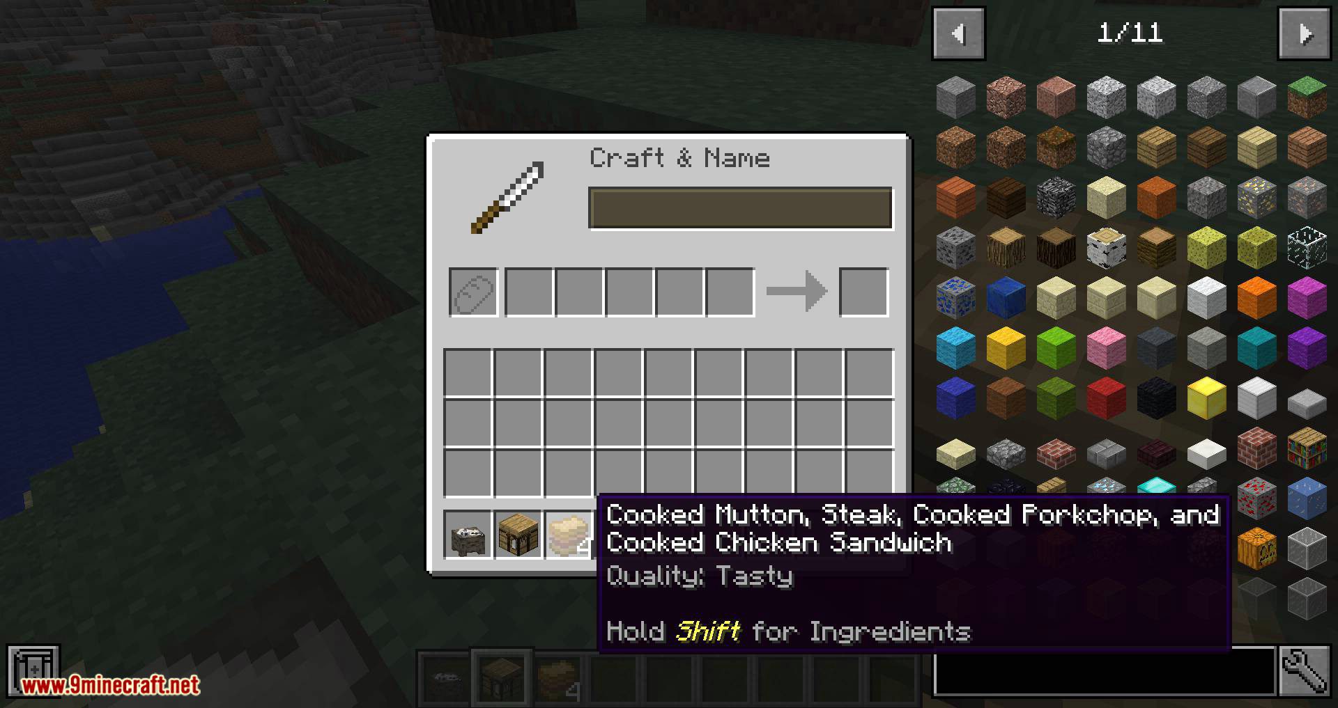 Sauce Construct Mod 1.12.2 (Add a Table to Put Seasoning in the Sandwich) 6