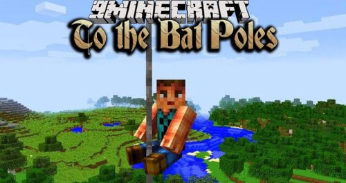 To the Bat Poles Mod (1.20.4, 1.19.4) – Sliding Down The Poles Thumbnail