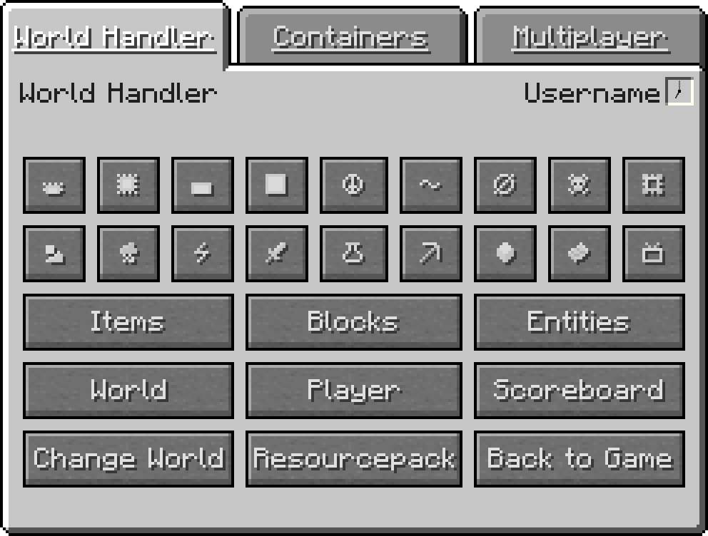 World Handler - Command GUI Mod (1.20.2, 1.19.4) 2