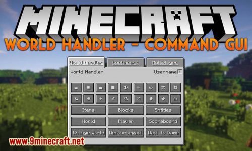 World Handler – Command GUI Mod (1.20.4, 1.19.4) Thumbnail