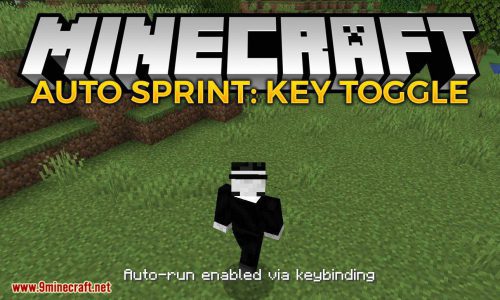 Auto Sprint (Key Toggle) Mod (1.19.4, 1.18.2) – Toggle Auto Running, Swimming Thumbnail