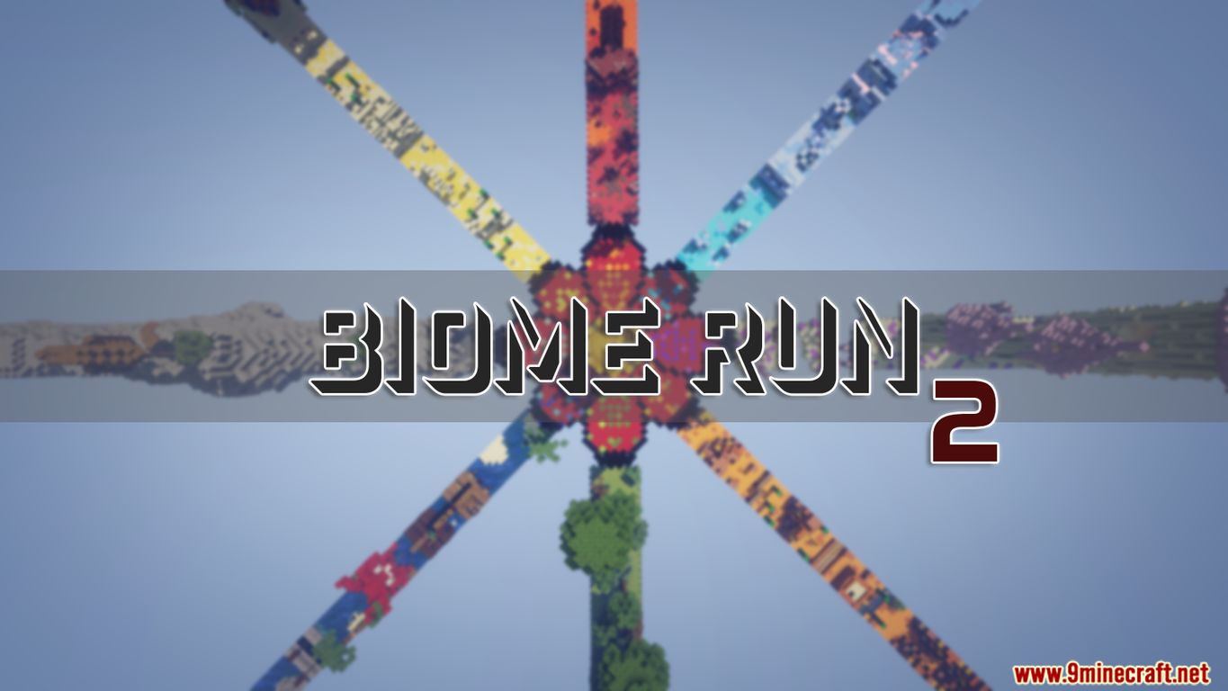 Biome Run 2 Map 1.14.4 for Minecraft 1