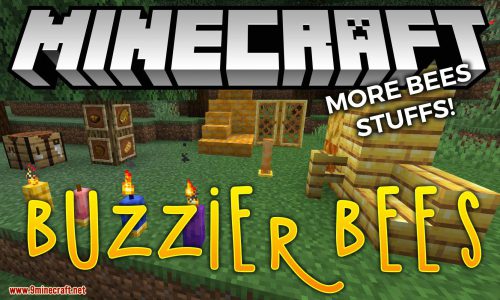 Buzzier Bees Mod (1.19.2, 1.18.2) – Tons of Bees Stuffs Thumbnail