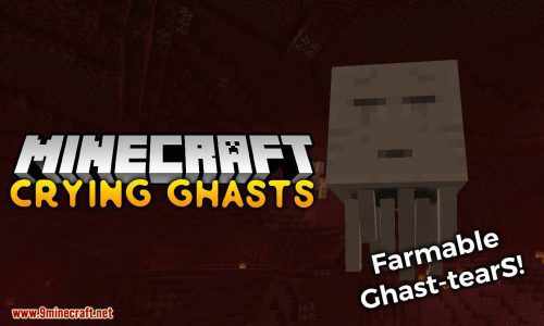 Crying Ghasts Mod (1.20.4, 1.19.4) – Easy Farm Ghast’s Tears Thumbnail