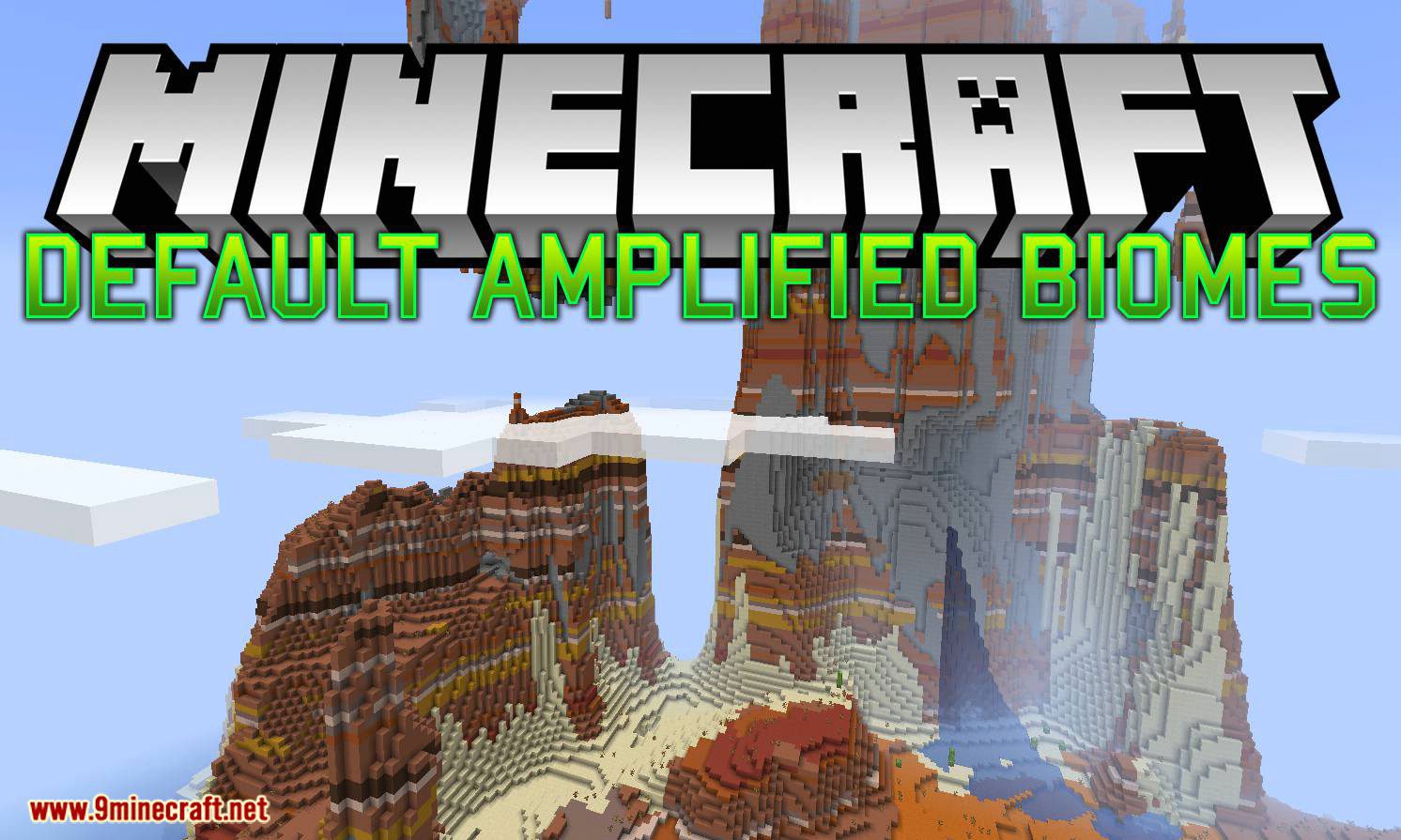 Default Amplified Biomes Mod 1.15.2, 1.14.4 (Customizable Amplfied Vanilla Biomes) 1