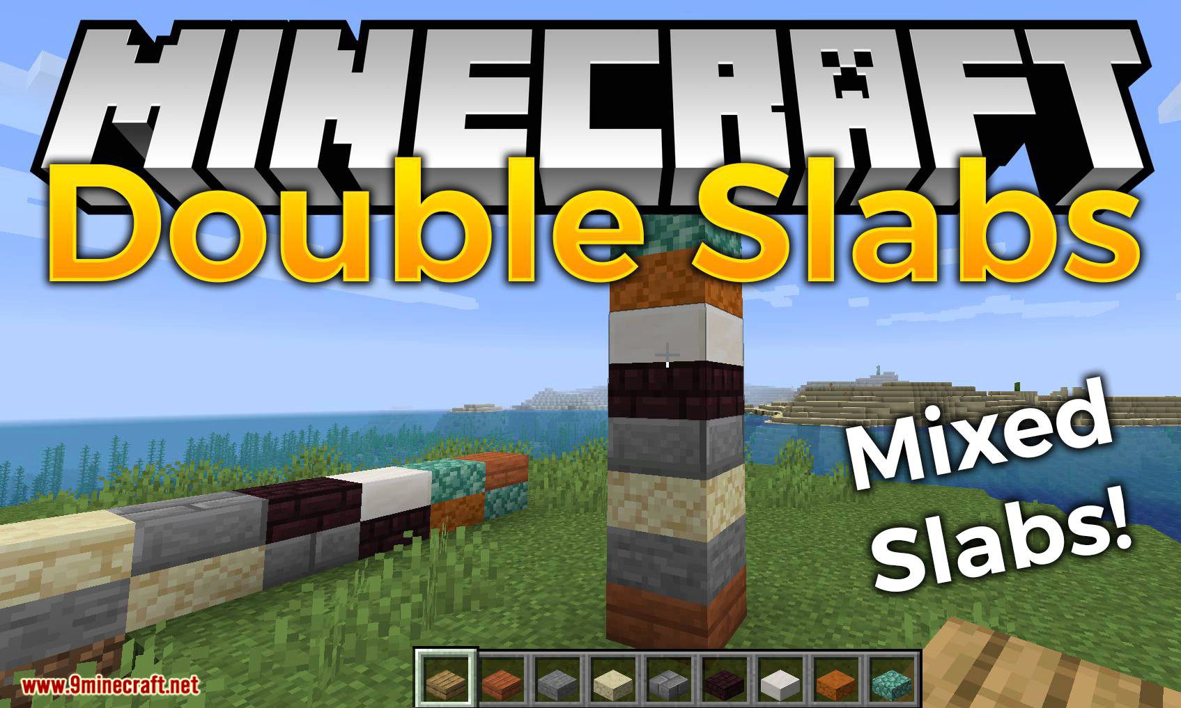 Double Slabs Mod (1.19.2, 1.18.2) - Mixed Slabs 1