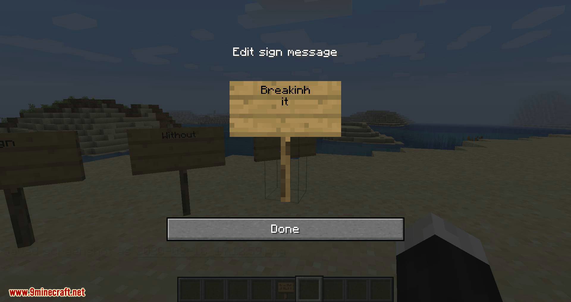 Edit Sign Mod (1.19.4, 1.18.2) - Edit Signs without Destroying Them 11