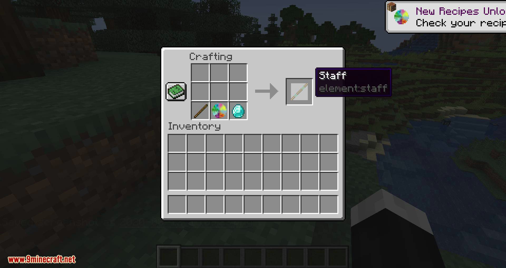 Elementary Staffs Mod (1.19.2, 1.18.2) - Many Magic Staffs 4