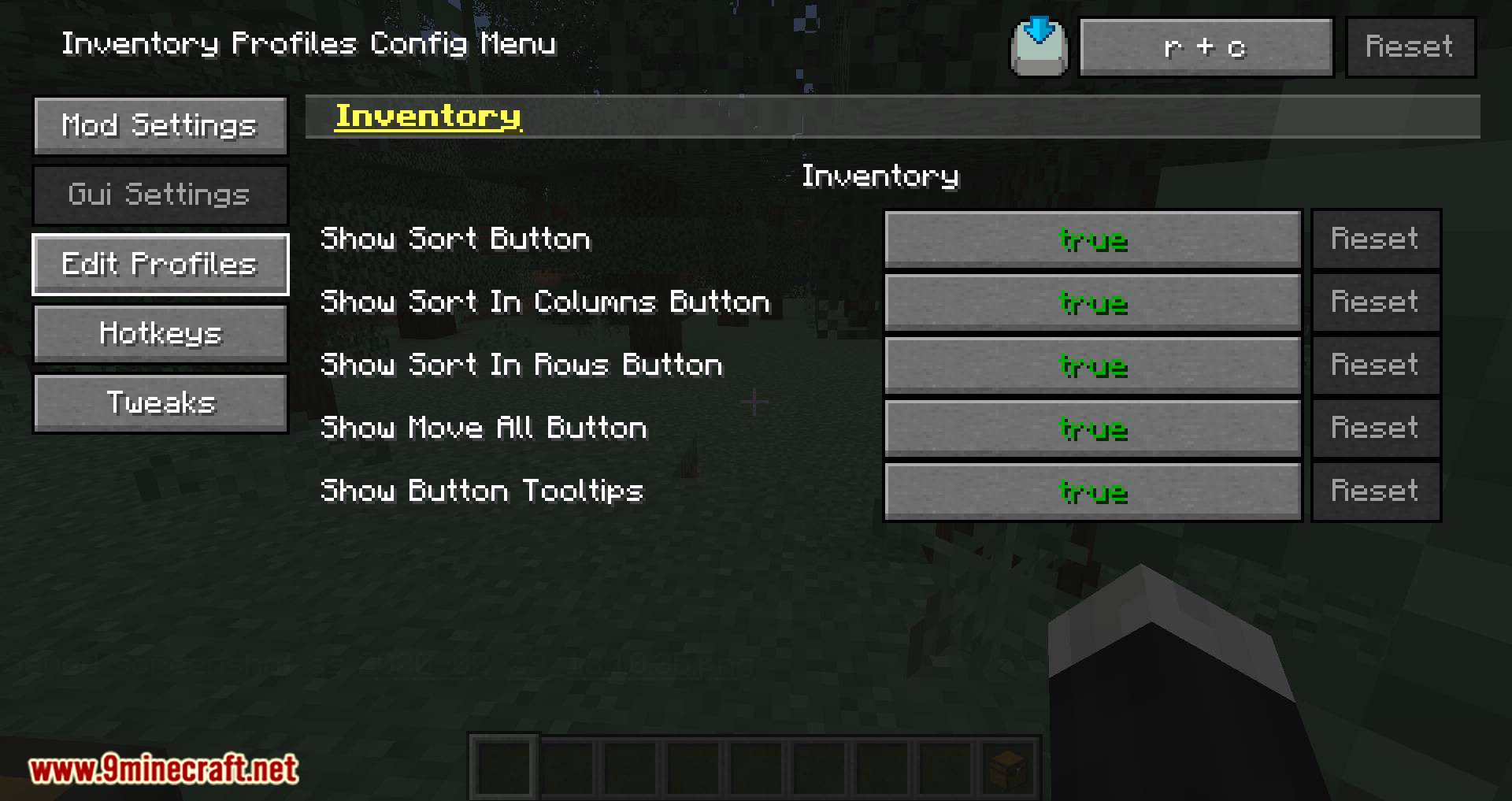 Inventory Profiles Mod (1.20.4, 1.19.4) - Inventory Sorting Tweaks 13