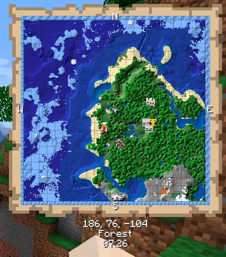 Just Map Mod (1.17.1, 1.16.5) - Minimap for 1.15+ 5