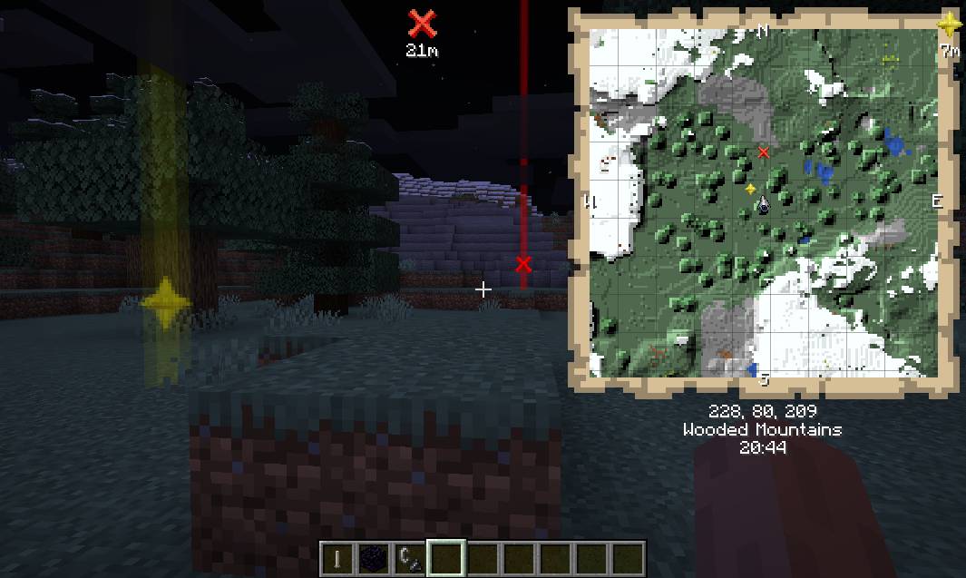 Just Map Mod (1.17.1, 1.16.5) - Minimap for 1.15+ 6