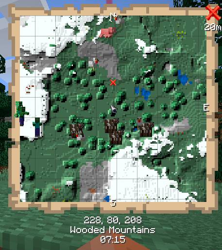 Just Map Mod (1.17.1, 1.16.5) - Minimap for 1.15+ 7