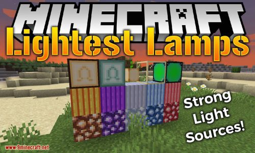 Lightest Lamps Mod (1.20.2, 1.19.2) – Super Strong Light Sources Thumbnail