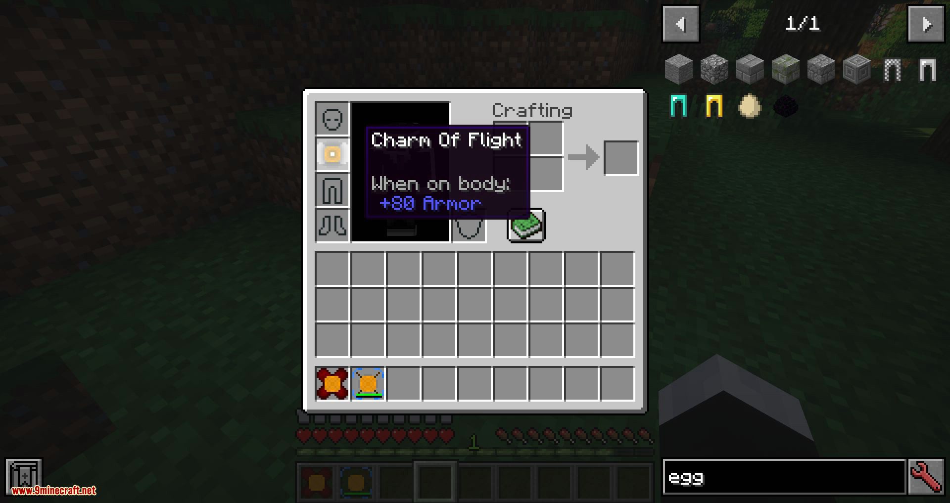 Magic Charms Mod 1.12.2 (Craftable charms with Special Powers) 17